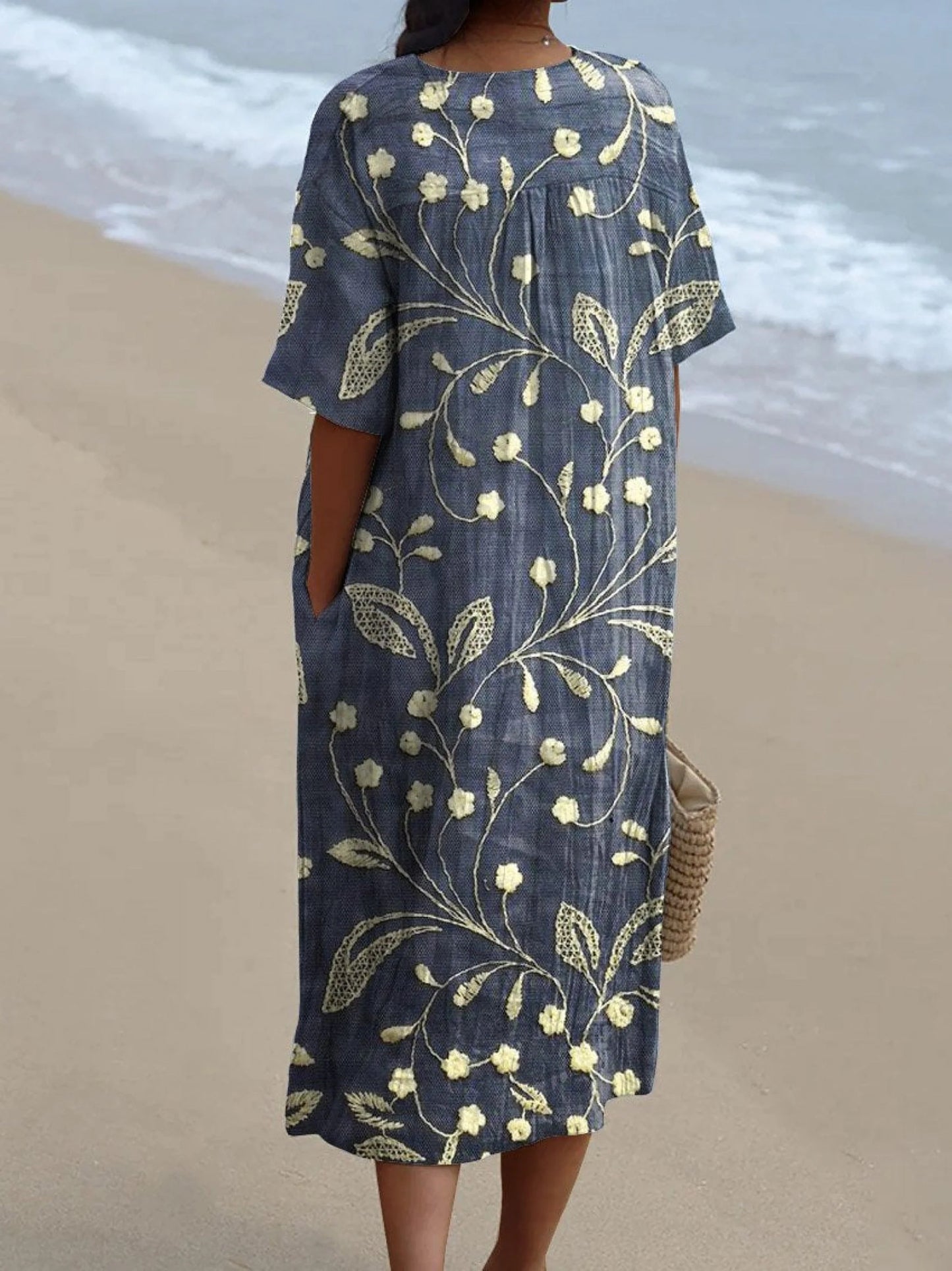 Lucía | Vestido vintage de flores – Edición limitada