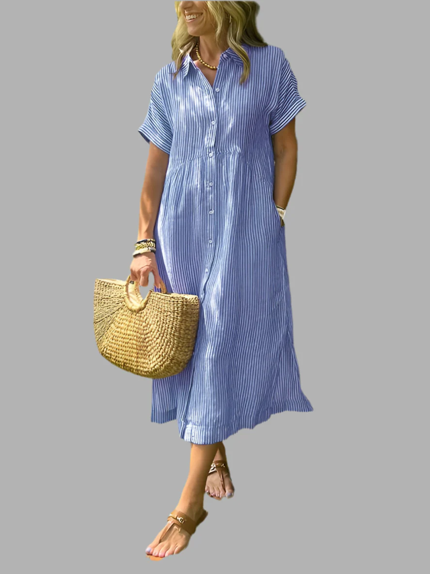 Angela | Vestido ligero de Rayas