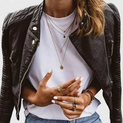Sabrina | Chaqueta de cuero elegante