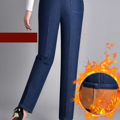 Edurne | Jeans de mujer con bolsillos laterales y cintura elástica
