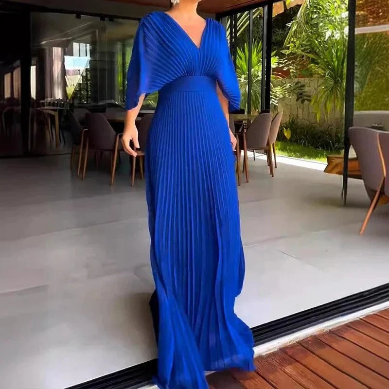 Olivia | Vestido clásico plisado