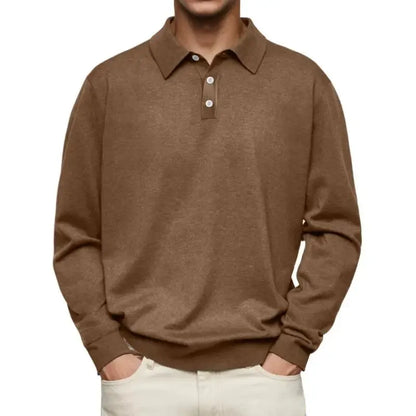 Maximiliano | Polo Elegante Manga Larga Edition