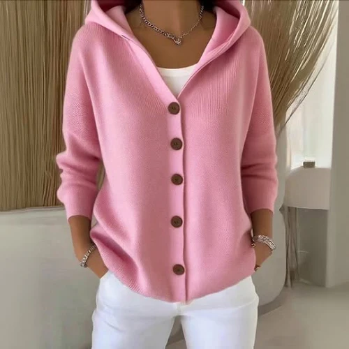 Amanda | Jersey Cárdigan de botones casual