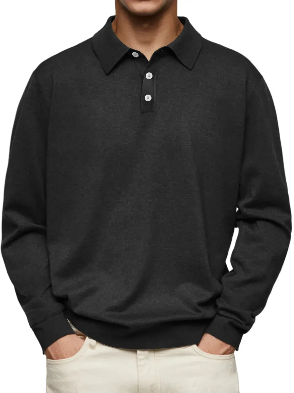 Maximiliano | Polo Elegante Manga Larga Edition
