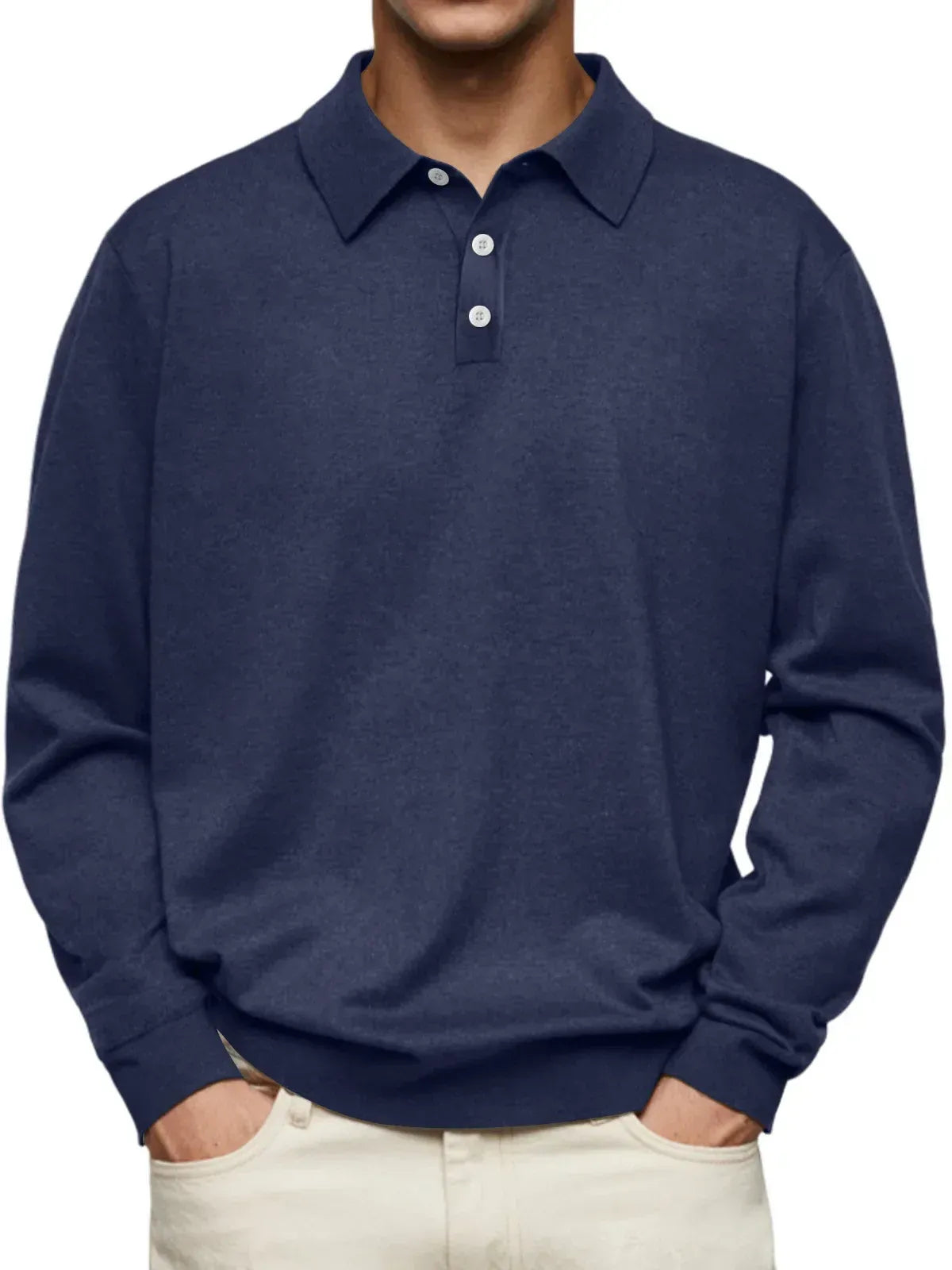 Maximiliano | Polo Elegante Manga Larga Edition