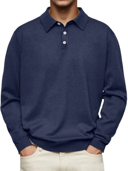 Maximiliano | Polo Elegante Manga Larga Edition