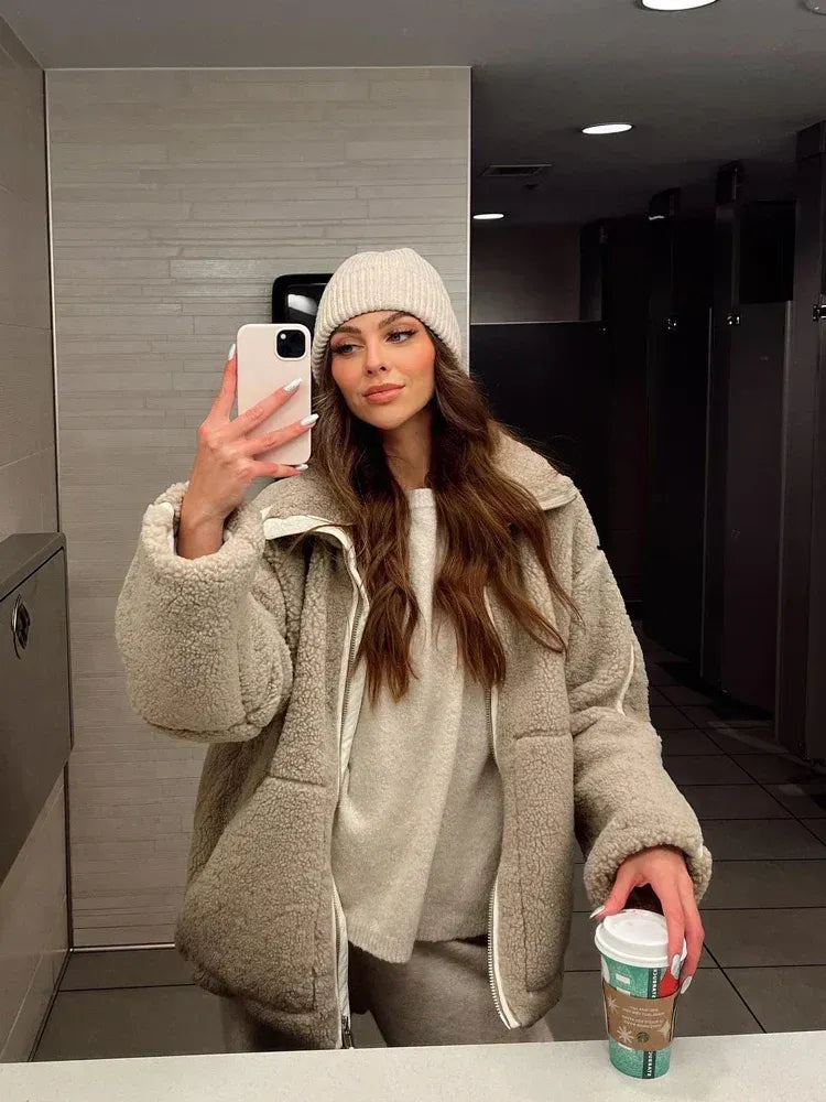 MALENA | Chaqueta Polar Mujer invierno