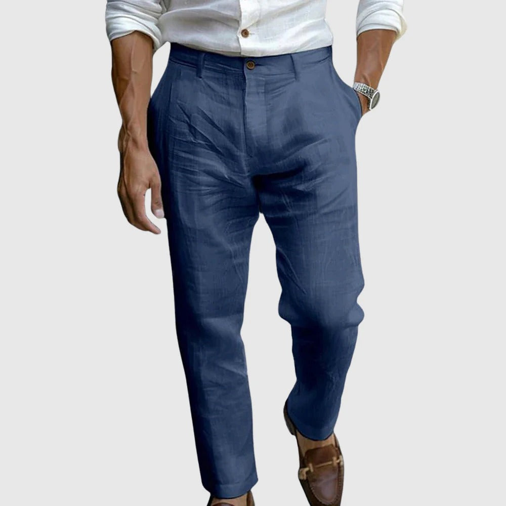 Samuel | Pantalones de lino Old Money
