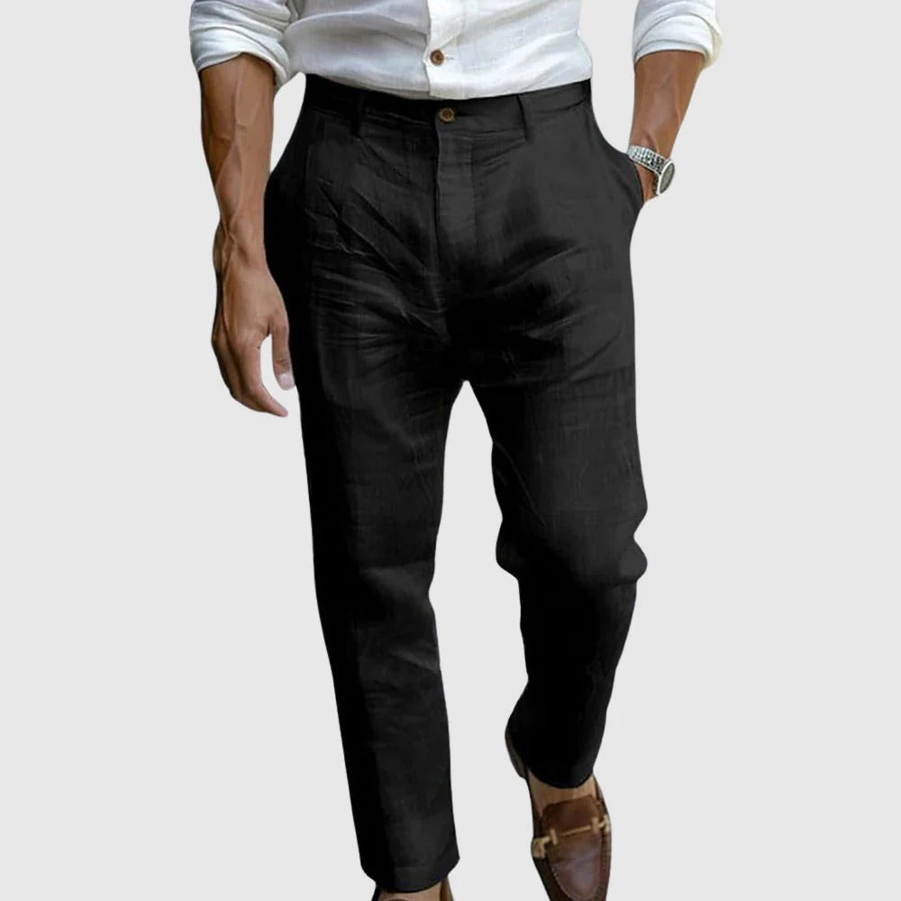 Samuel | Pantalones de lino Old Money