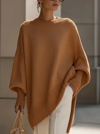 MARTINA | Jersey de punto Estilo Poncho Oversize