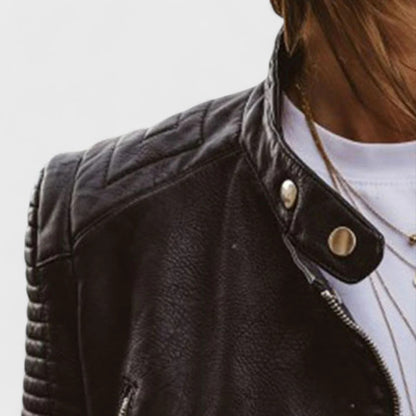 Sabrina | Chaqueta de cuero elegante