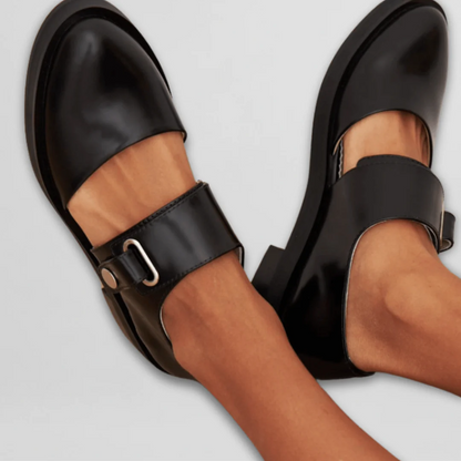 Claudia | Zapatos de cuello brillante