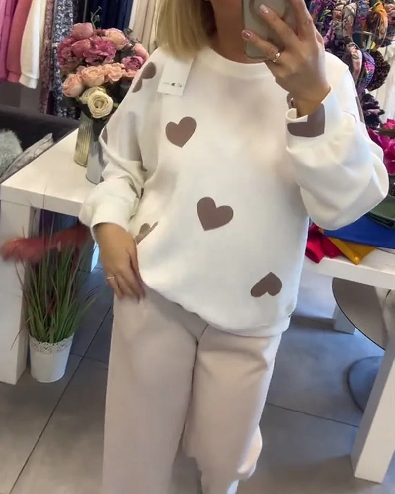 Pandora | Jersey corazones cuello redondo