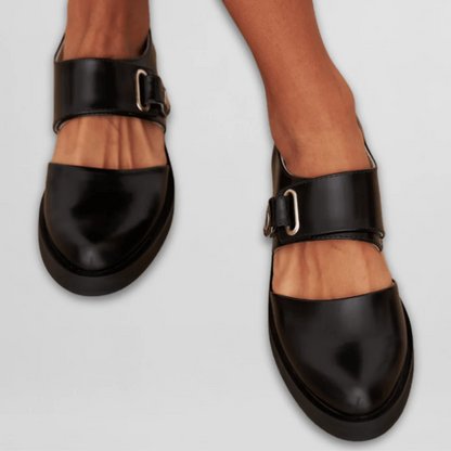 Claudia | Zapatos de cuello brillante